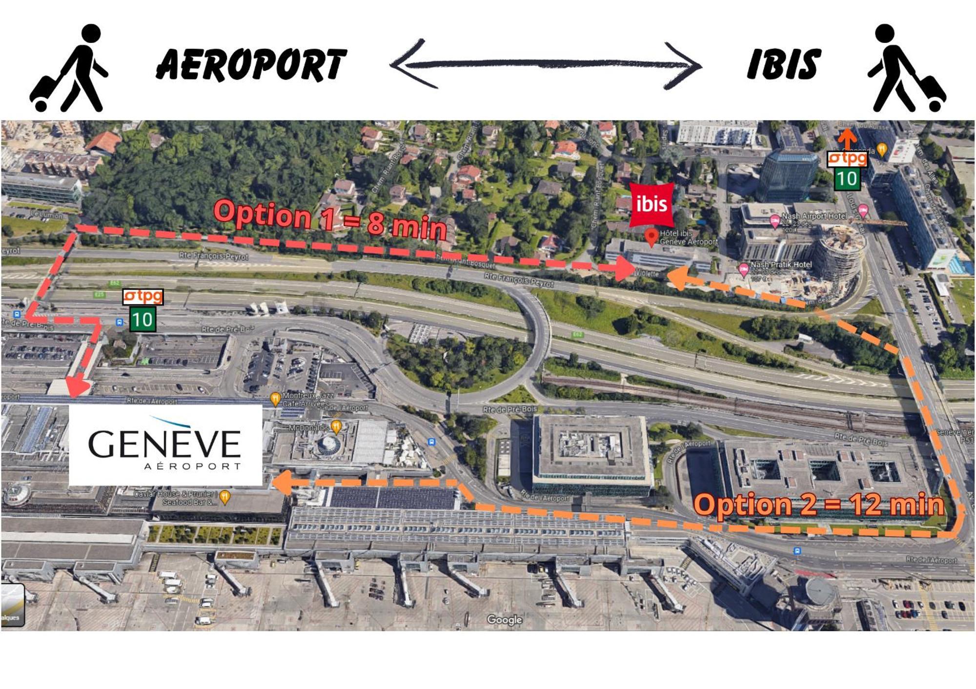Ibis Geneve Aeroport Hotel Eksteriør billede